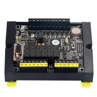 兼容国产三菱PLC控制器FX3U-14MR工控板rs232通讯带模拟量