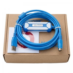 适用汇川H1U、H2U等系列PLC编程电缆