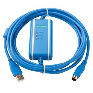适用三菱FX1N/2N/1S/3GA/3U等系列plc编程电缆线USB-SC09-FX